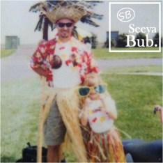 Megan and Dad with SB Logo