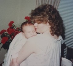 Mom Holding Me - Cropped