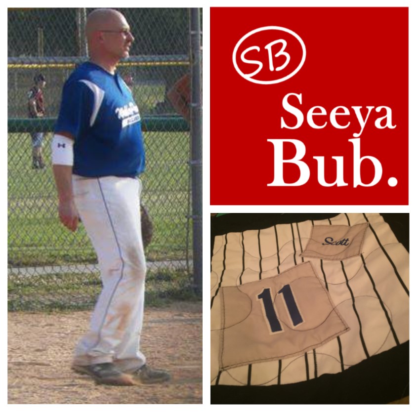 Dad's Softball Collage