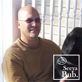 Dad on Porch with SB Logo