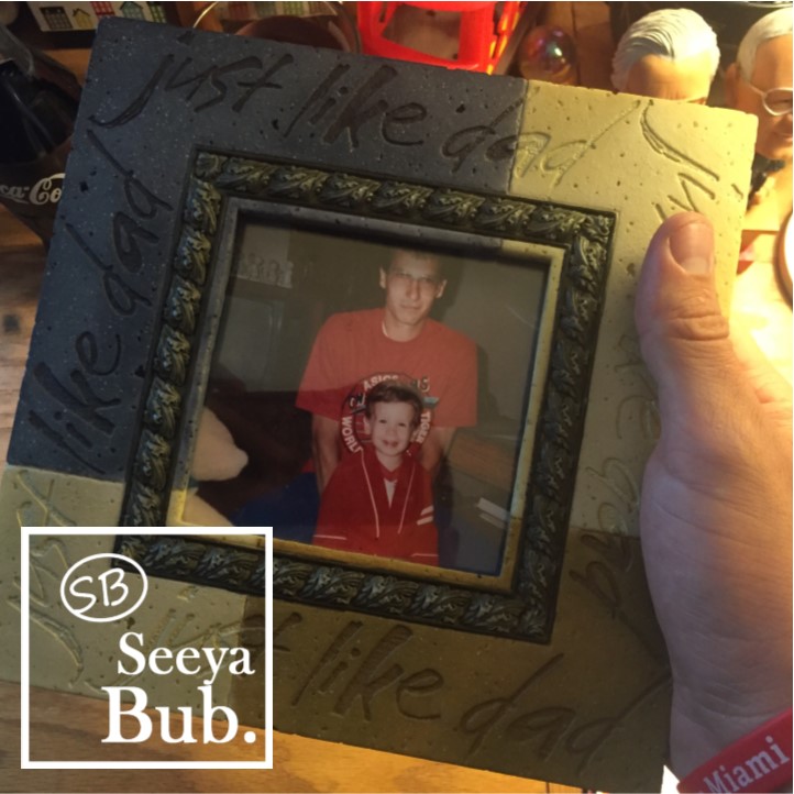 Just Like Dad Picture with SB Logo