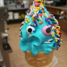 Blue Smurf Sherbet from Flubs