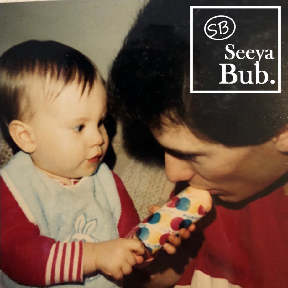 Me Feeding Dad Ice Cream with SB Logo