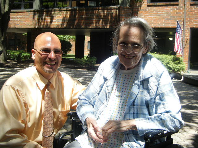 Dad and Grandma Bradshaw