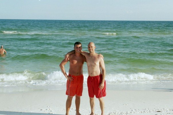 Dad and I At the Beach