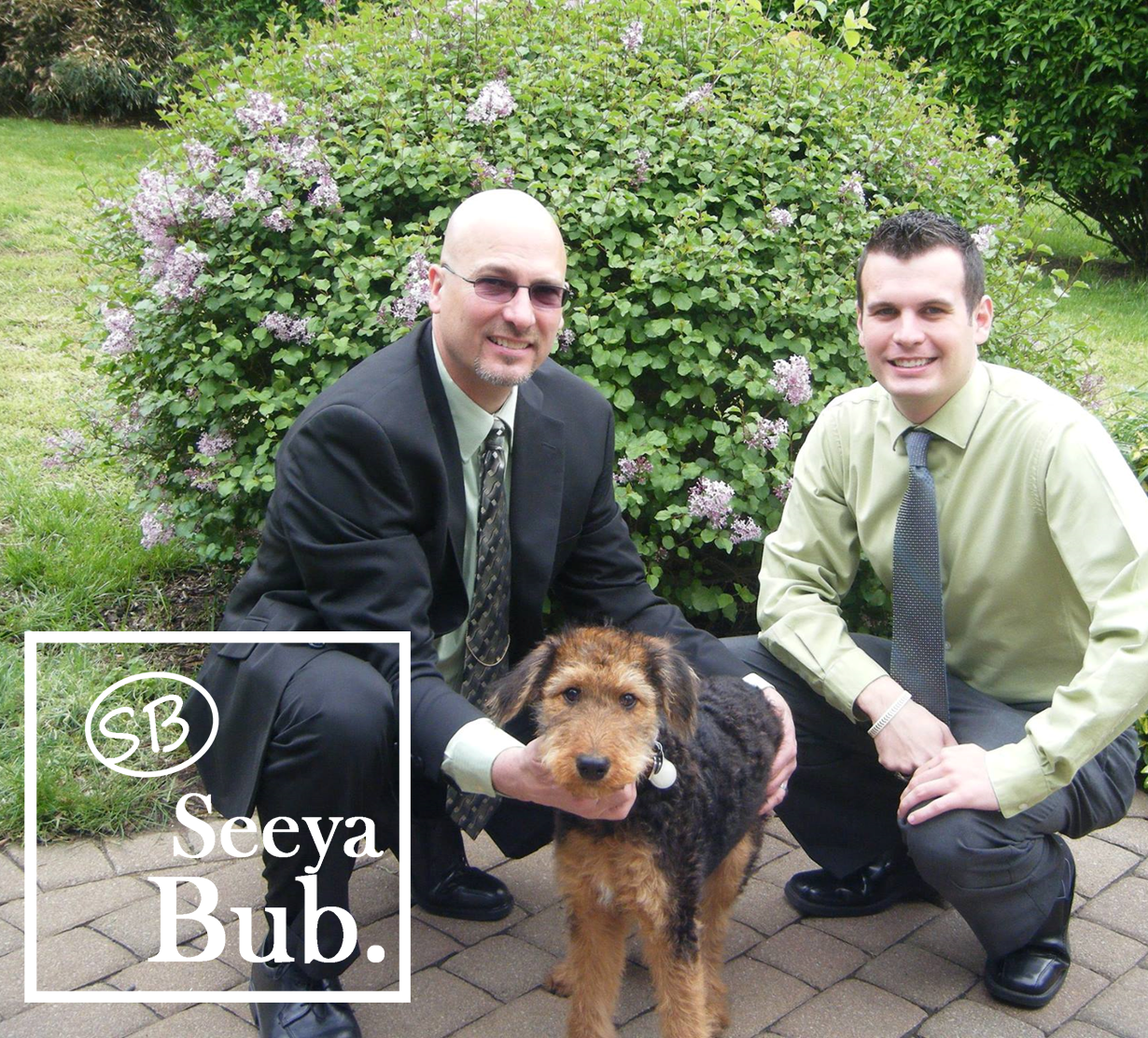 Dad Lucy and Me with Seeya Bub Logo