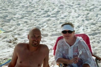 Mom and Dad at Beach