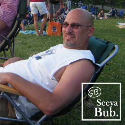 Dad Leaning Back in a Chair