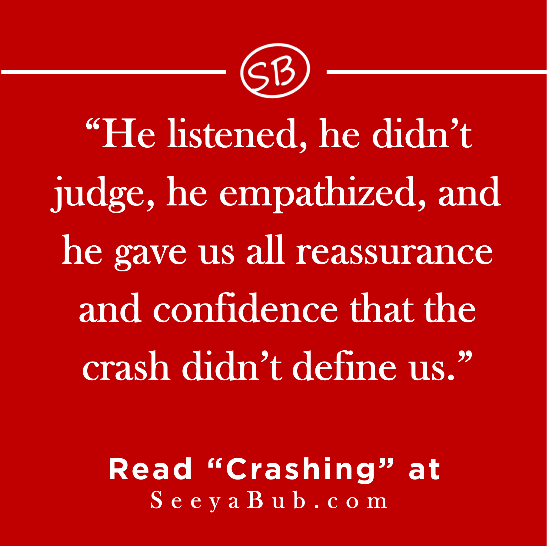 Quote Tile - Crashing