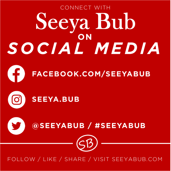 Connect With Seeya Bub on Social Media Tile